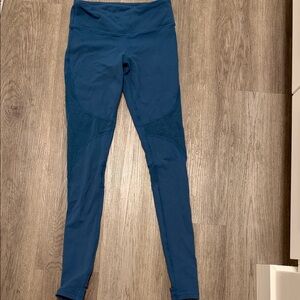 ALO Teal High-Waist mesh Leggings